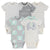 5-Pack Organic Baby Neutral Elephant Stripe Onesies® Bodysuits-Gerber Childrenswear Wholesale