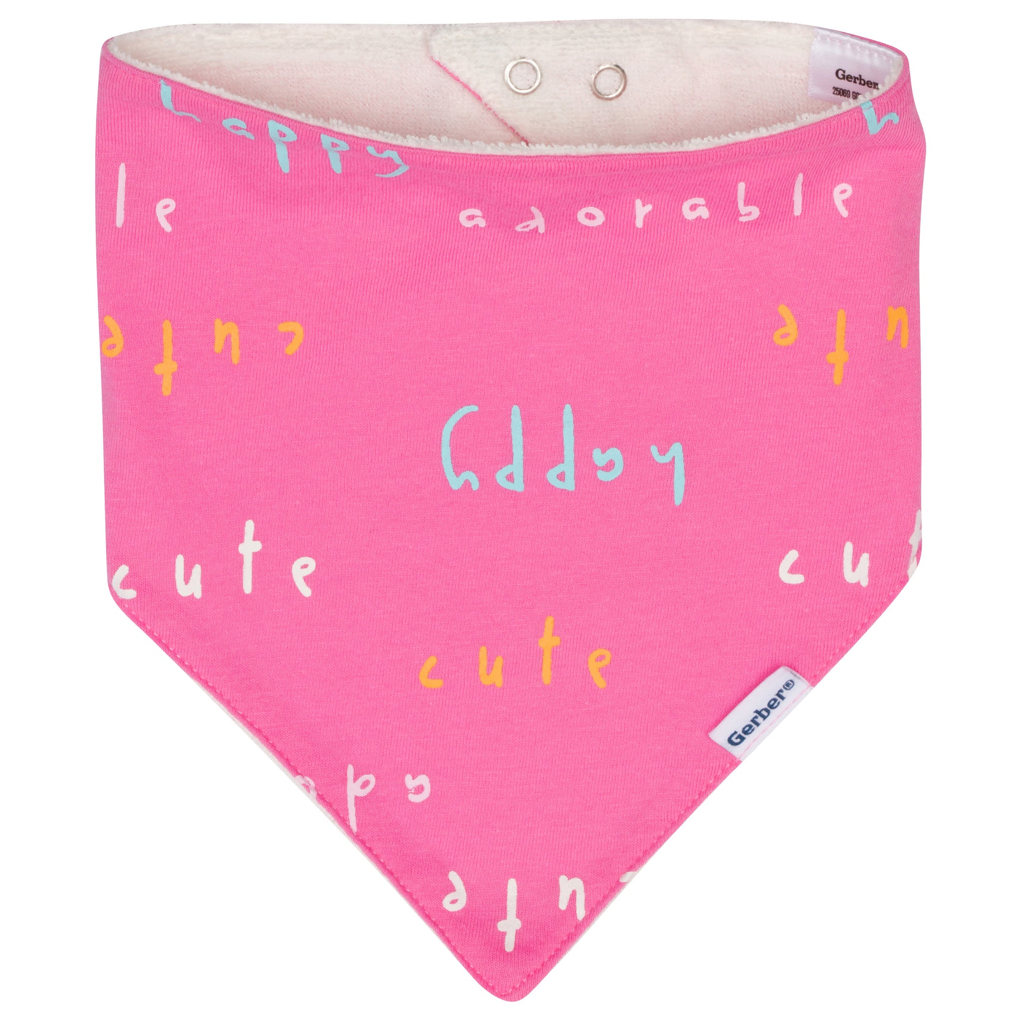 4-Pack Baby Girls Bear Bandana Bibs-Gerber Childrenswear Wholesale