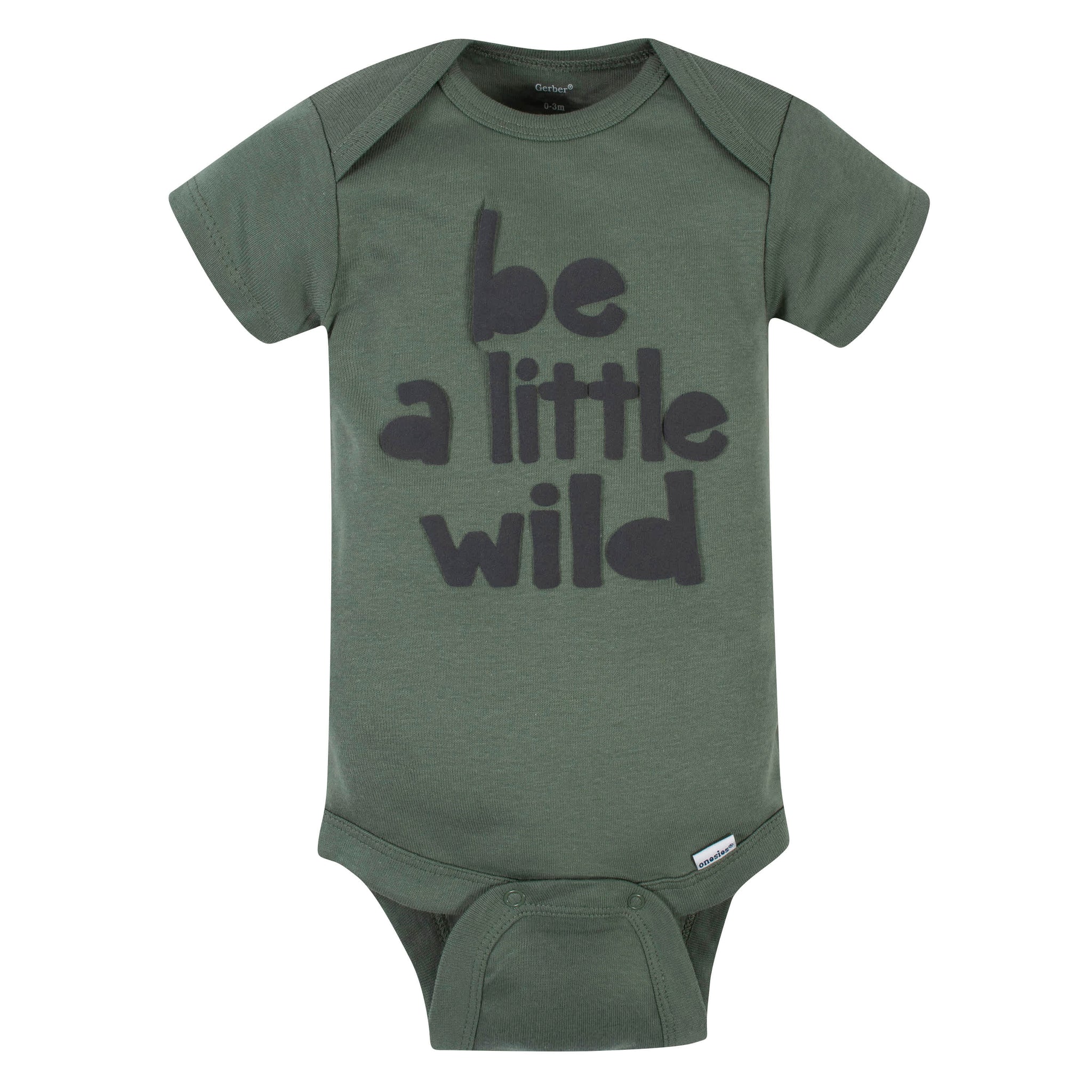 5-Pack Baby Boys Dino Short Sleeve Onesies Bodysuits-Gerber Childrenswear Wholesale