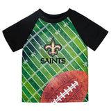 New Orleans Saints Toddler Boys Short Sleeve Tee Shirt-Gerber Childrenswear Wholesale