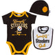 NFL 3-Piece Baby Girls Steelers 3 Piece Set-Gerber Childrenswear Wholesale