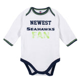 Baby Boys Seattle Seahawks 3-Piece Bodysuit, Pant and Cap Set-Gerber Childrenswear Wholesale