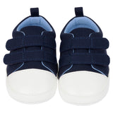 Baby Neutral Navy Canvas Shoes-Gerber Childrenswear Wholesale