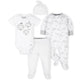 4-Piece Baby Neutral Lamb Take-Me-Home Set-Gerber Childrenswear Wholesale