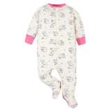 3-Pack Baby Girls Fox Sleep 'N Plays-Gerber Childrenswear Wholesale
