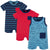 3-Pack Baby Boys Construction Zone Rompers-Gerber Childrenswear Wholesale