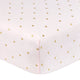 Baby Girls Metallic Hearts Jersey Knit Crib Sheet-Gerber Childrenswear Wholesale