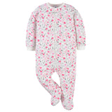 2-Pack Baby Girls Rose Floral Sleep 'N Plays-Gerber Childrenswear Wholesale