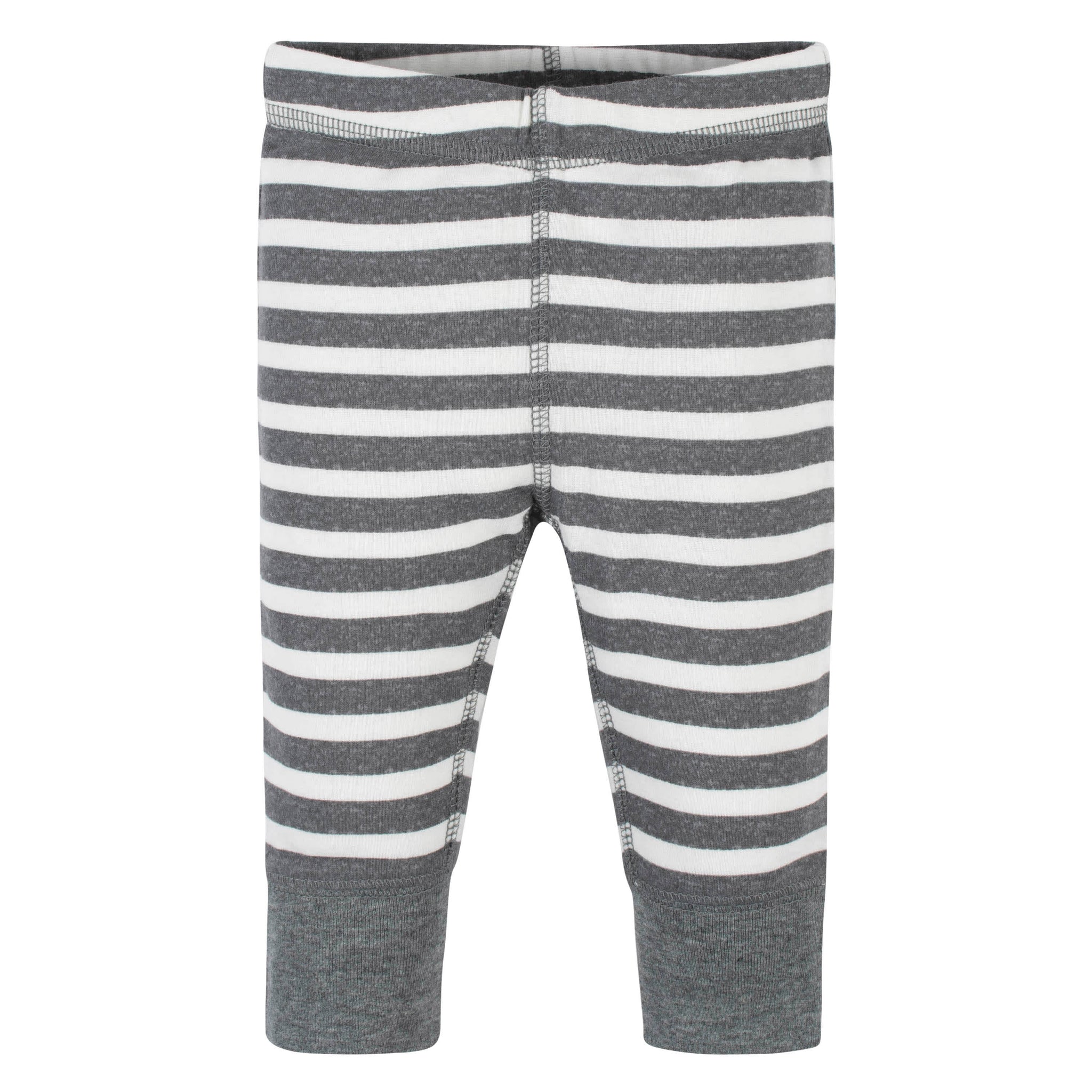 3-Pack Baby Neutral Stripe, Gray, & Black Pants-Gerber Childrenswear Wholesale