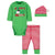 3-Piece Baby Boys Jolly Holiday Bodysuit, Pant, & Cap Set-Gerber Childrenswear Wholesale