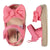 Baby Coral Pink Eyelet Espadrille Sandal-Gerber Childrenswear Wholesale