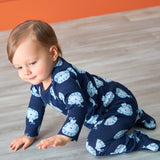 3-Piece Baby Boys Lion Long Sleeve Shirt, Footed Pant, & Cap Set-Gerber Childrenswear Wholesale