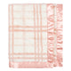 Baby Girls Pink Plaid Plush Blanket-Gerber Childrenswear Wholesale