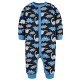 2-Piece Baby Boys Dinosaurs Coverall & Hat Set-Gerber Childrenswear Wholesale