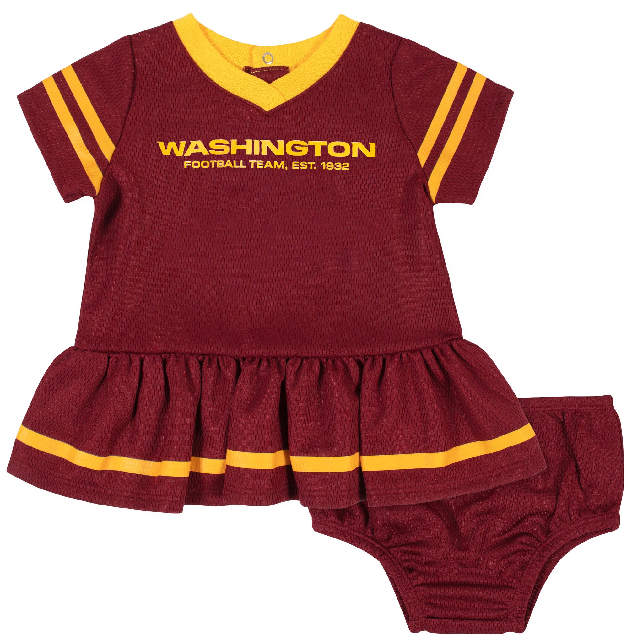 2-Piece Baby Girls Washington Dress & Diaper Cover Set-Gerber Childrenswear Wholesale