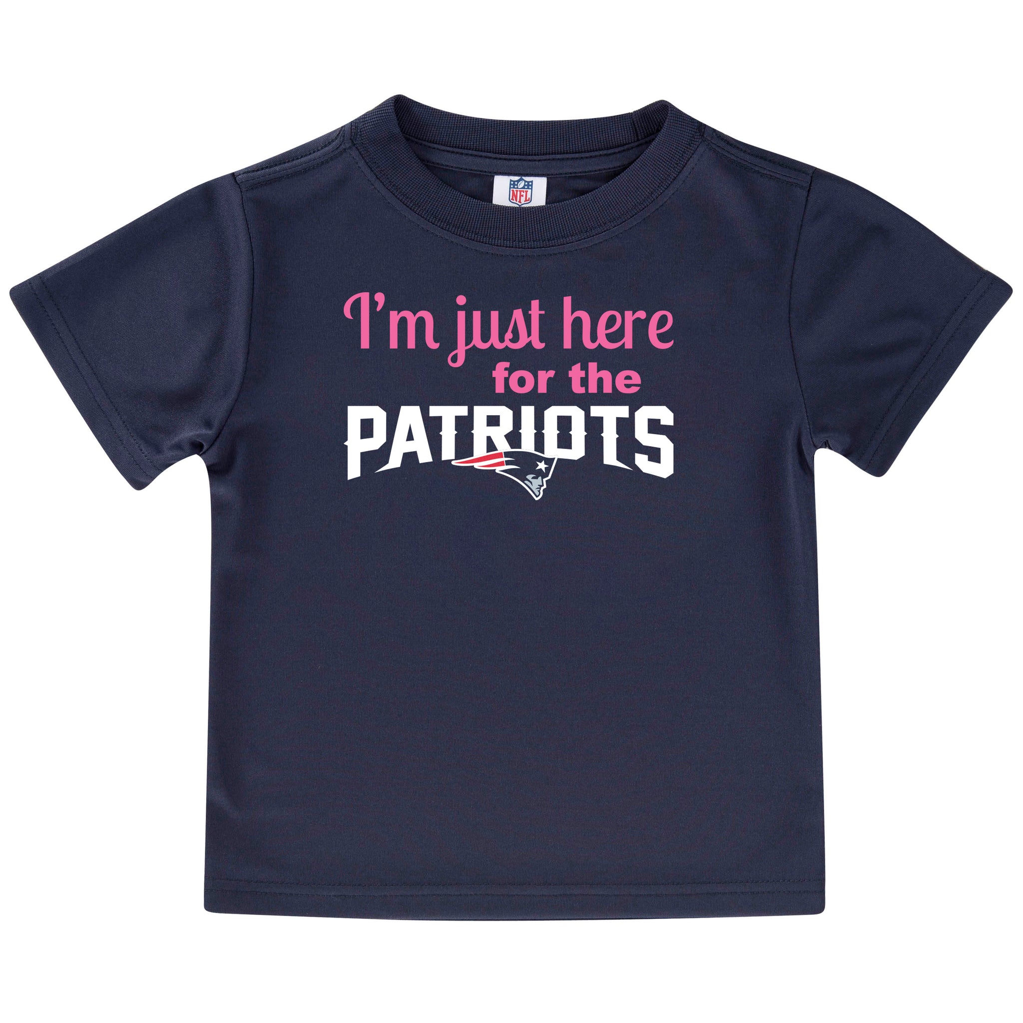 New England Patriots Short Sleeve Tee-Gerber Childrenswear Wholesale