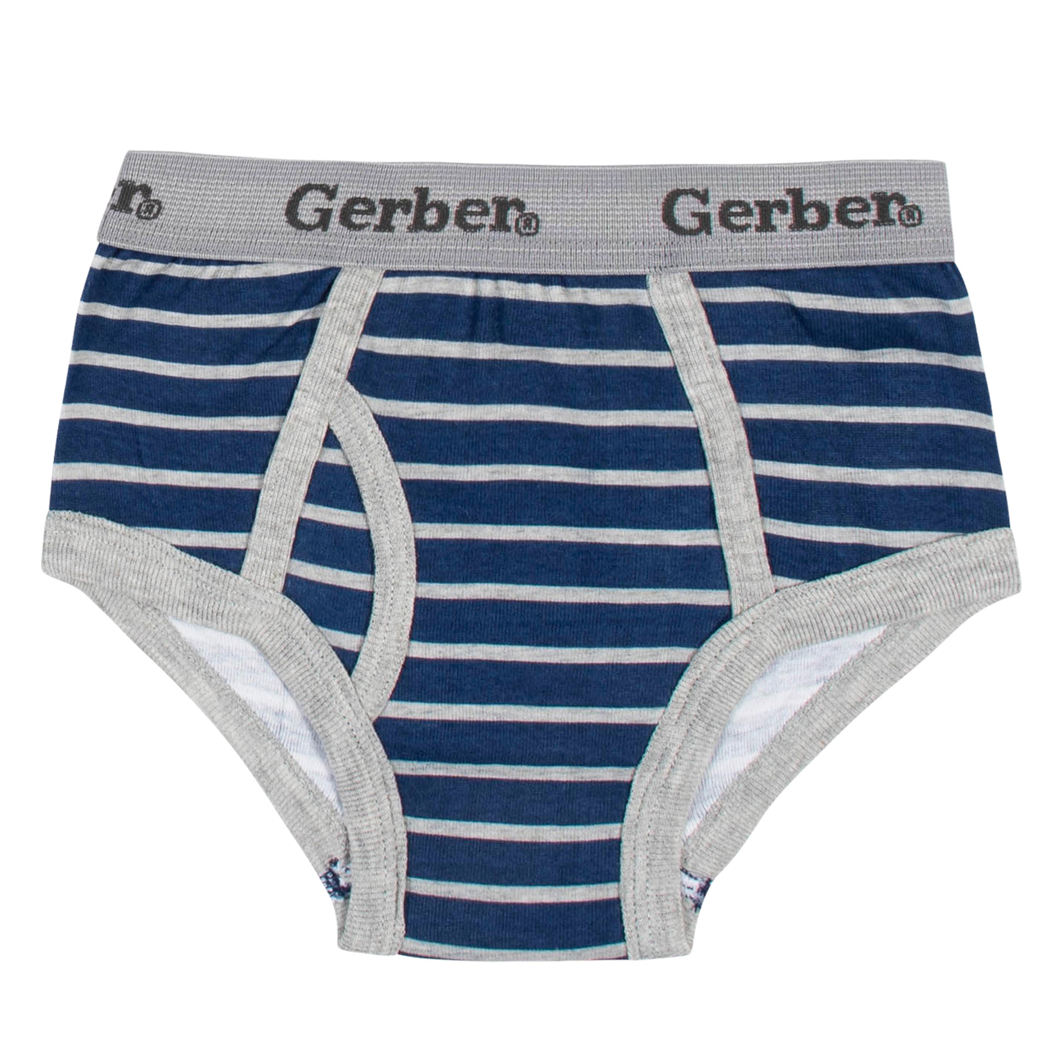7-Pack Toddler Boys Stripes Briefs-Gerber Childrenswear Wholesale