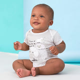 5-Pack Baby Neutral Lamb Short Sleeve Onesies® Bodysuits-Gerber Childrenswear Wholesale