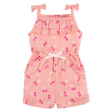 2-Pack Baby & Toddler Girls Cherry Blossom Tank Rompers-Gerber Childrenswear Wholesale