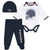 3-Piece Baby Boys Texans Bodysuit, Pant, and Cap Set-Gerber Childrenswear Wholesale