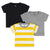 3-Pack Baby & Toddler Boys Neat Neutrals Short Sleeve Pocket Tees-Gerber Childrenswear Wholesale