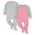 2-Pack Baby & Toddler Girls Green Rainbow Fleece Pajamas-Gerber Childrenswear Wholesale