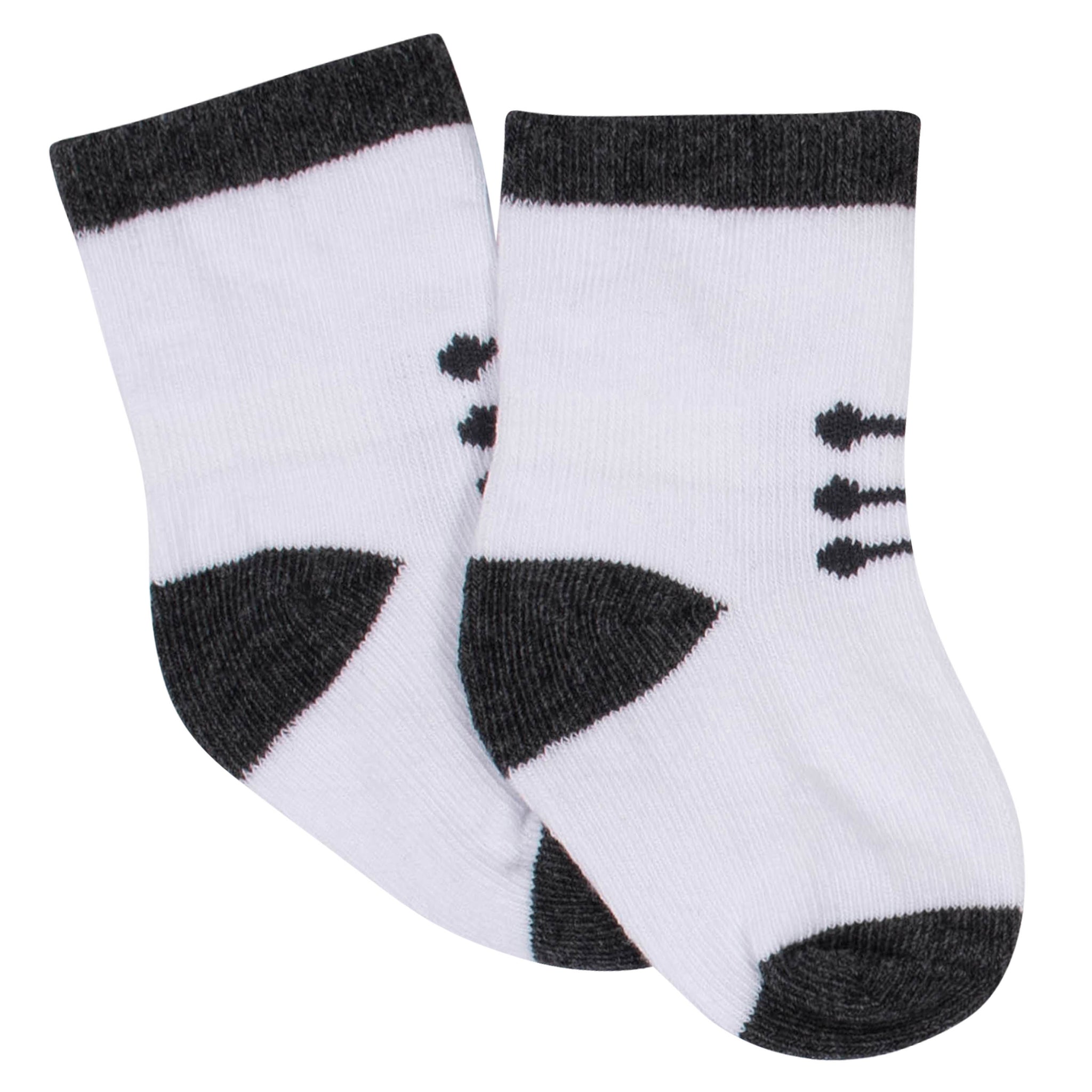 8-Pack Toddler Boys Boy Jersey Crew Socks-Gerber Childrenswear Wholesale