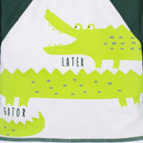 2-Piece Baby & Toddler Boys Later Gator Rash Guard & Swim Trunks Set-Gerber Childrenswear Wholesale