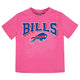 Buffalo Bills Toddler Girls Short Sleeve Tee Shirt-Gerber Childrenswear Wholesale