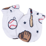 8-Piece Baby Boys All Star No Scratch Mittens & Caps Set-Gerber Childrenswear Wholesale