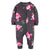 2-Piece Baby Girls Burgundy Garden Coverall & Headband Set-Gerber Childrenswear Wholesale