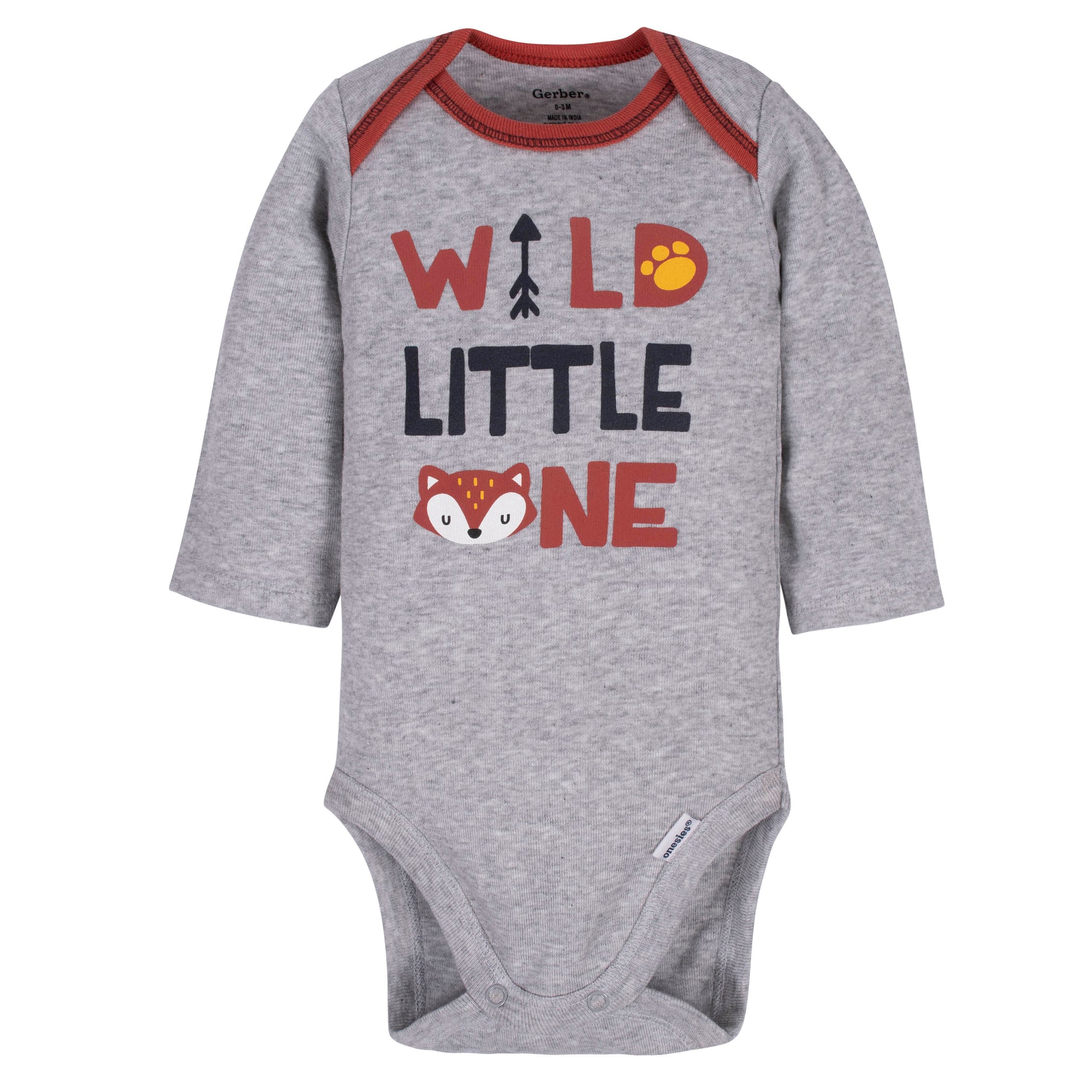 3-Piece Baby Boys Fox Bodysuit, Pant, & Cap Set-Gerber Childrenswear Wholesale