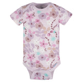 5-Pack Baby Girls Lavender Garden Onesies® Bodysuits-Gerber Childrenswear Wholesale