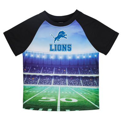 Detroit Lions Toddler Boys Short Sleeve Tee Shirt-Gerber Childrenswear Wholesale
