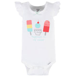 4-Pack Baby Girls Dots Of Rainbows Tank Onesies® Bodysuits-Gerber Childrenswear Wholesale