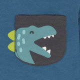 2-Piece Baby & Toddler Boys Navy Dino Long Sleeve Shirt & Jogger Pants Set-Gerber Childrenswear Wholesale