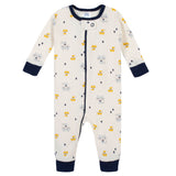 2-Pack Baby Boys Fox Thermal Footless Unionsuits-Gerber Childrenswear Wholesale