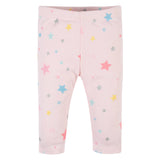 3-Pack Baby Girls Stars & Pastels Pants-Gerber Childrenswear Wholesale