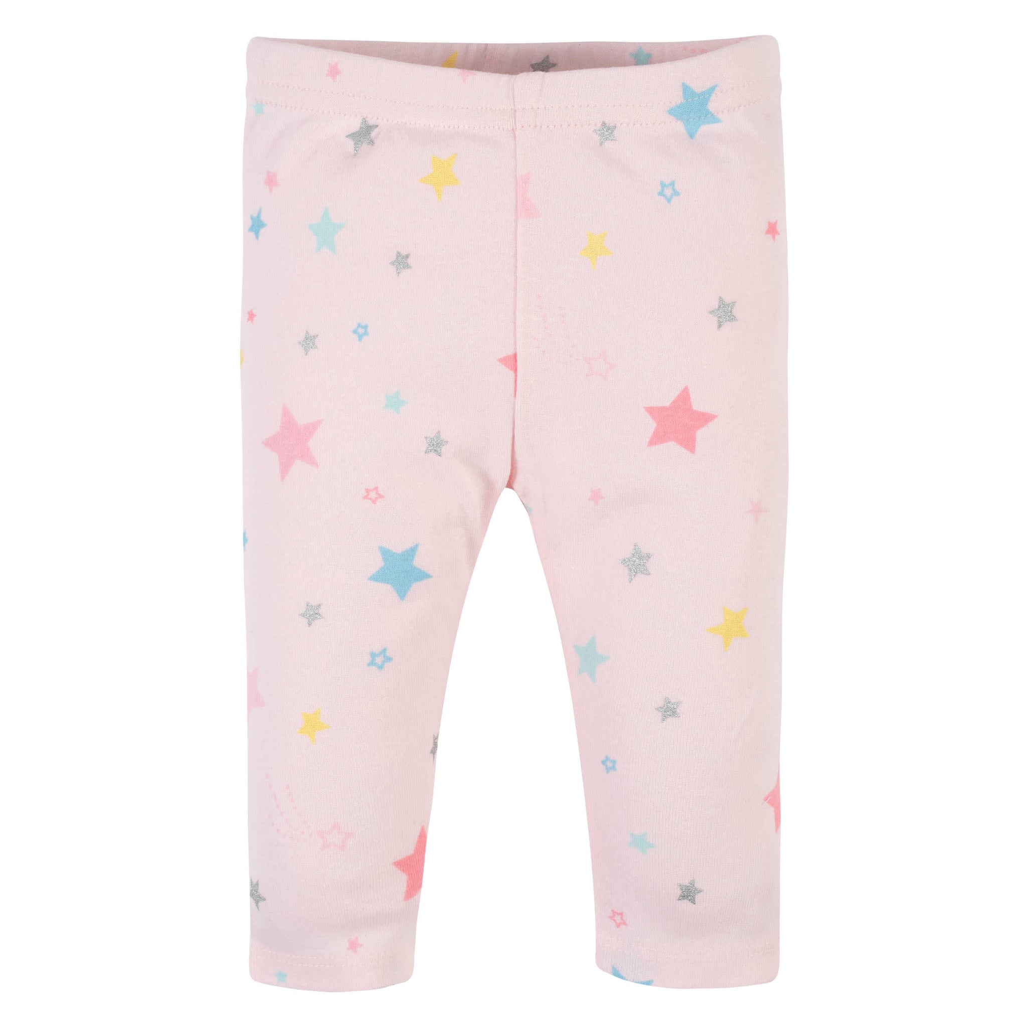 3-Pack Baby Girls Stars & Pastels Pants-Gerber Childrenswear Wholesale