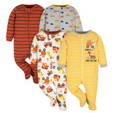 4-Pack Baby Boys Transportation Zone Sleep 'N Plays-Gerber Childrenswear Wholesale