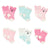 6-Pack Baby Girls Fox Wiggle Proof® Socks-Gerber Childrenswear Wholesale