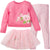 3-Piece Baby & Toddler Girls Roses French Terry Top, Tulle Tutu, & Legging Set-Gerber Childrenswear Wholesale