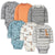 6-Pack Baby Boys Jungle Long Sleeve Onesies® Bodysuits-Gerber Childrenswear Wholesale