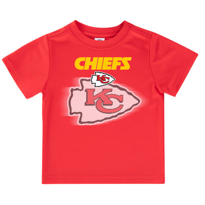 Kansas City Chiefs Toddler Boys Short Sleeve Tee Shirt-Gerber Childrenswear Wholesale
