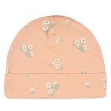 4-Piece Baby Girls Wildflower Cap & Mitten Set-Gerber Childrenswear Wholesale