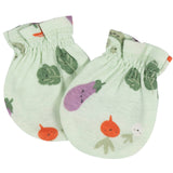 8-Piece Baby Neutral Happy Veggies No Scratch Mittens & Caps Set-Gerber Childrenswear Wholesale