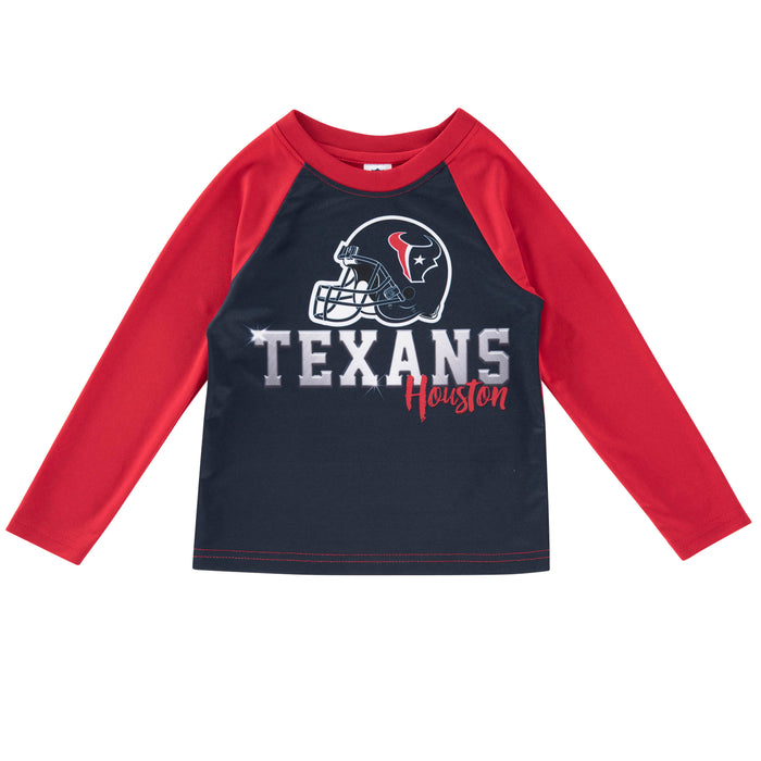 Houston Texans Toddler Boys' Long Sleeve Tee-Gerber Childrenswear Wholesale