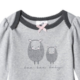 2-Piece Baby Girls Lil Lamb Organic Bodysuit & Pants Set-Gerber Childrenswear Wholesale