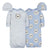 4-Piece Organic Baby Boys Bear Heads Gown and Cap Set-Gerber Childrenswear Wholesale