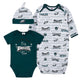 Baby Boys 3-Piece Philadelphia Eagles Bodysuit, Gown, and Cap Set-Gerber Childrenswear Wholesale